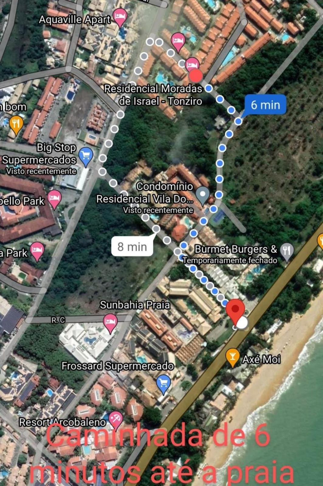 Casa Praia De Taperapuan Em Porto Porto Seguro Extérieur photo